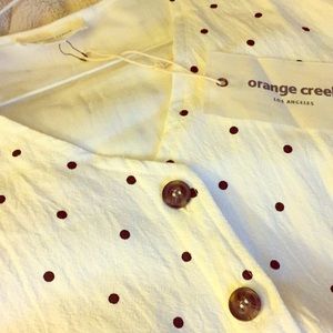 Citrus&Lemon polka dot dress! Brand new